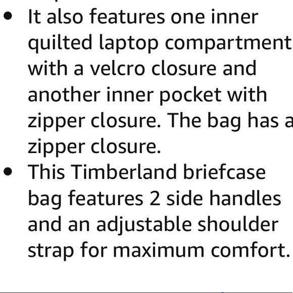 NWT Timberland nantasket canvas briefcase - Picture 8 of 9